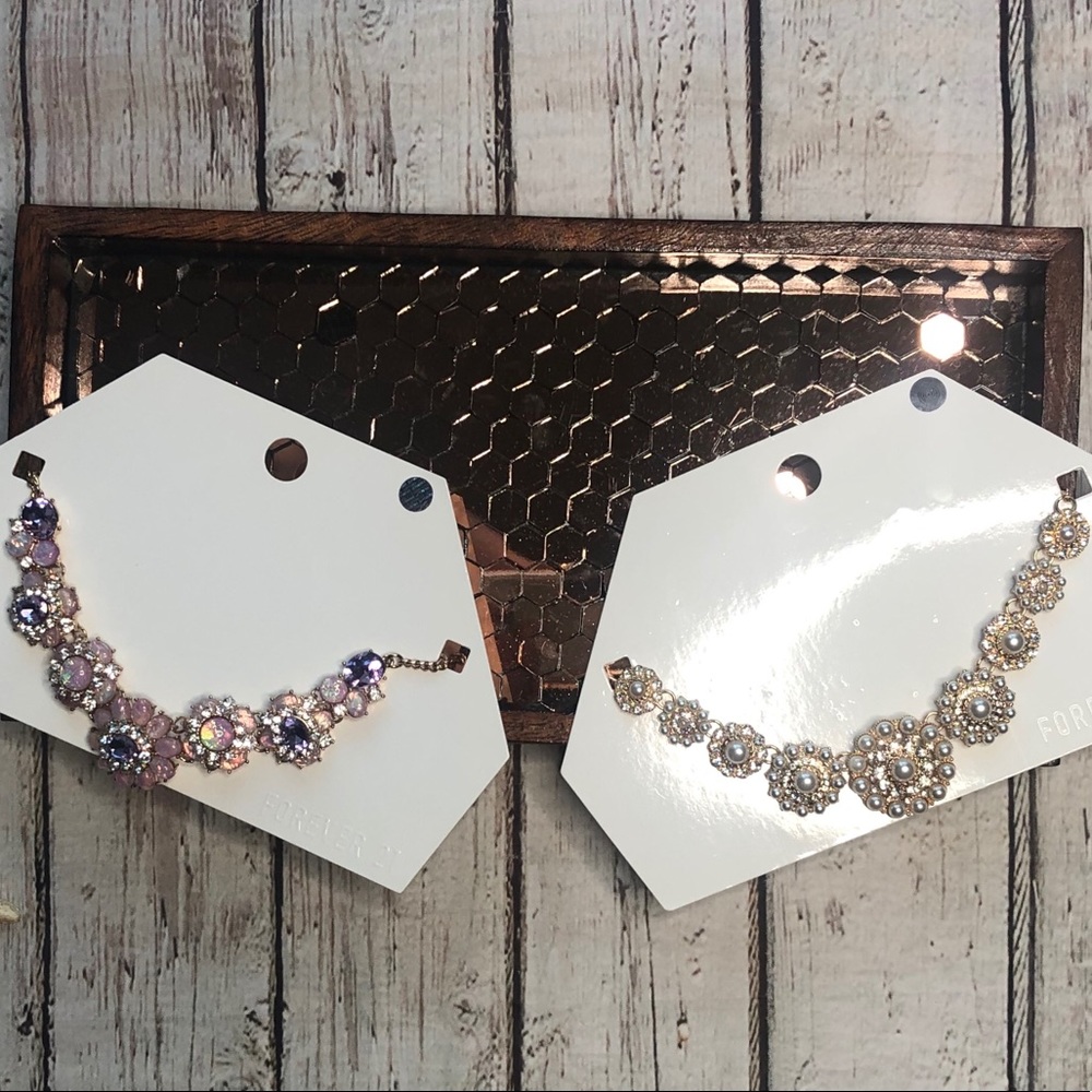 F21 Statement Necklace Bundle NWT